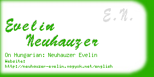 evelin neuhauzer business card